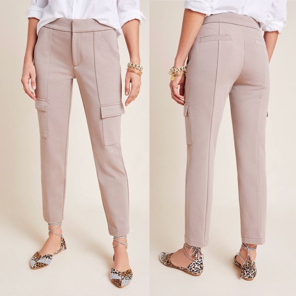 Anthropologie the Essential Slim Knit Cargo Pants - Picture 3 of 13